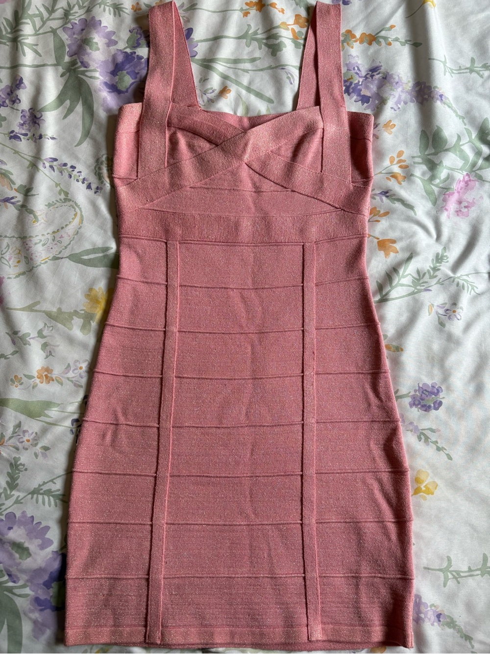 Hot Miami Styles Pink Bandage Mini Dress